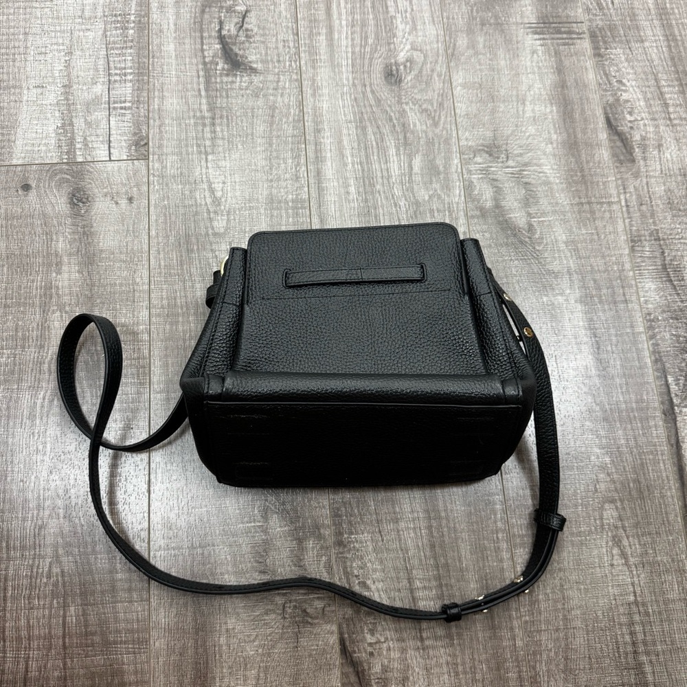 Oroton Avalon Mini Bucket Bag Black Crossbody - Picture 6 of 7